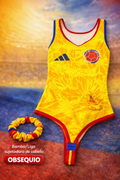 Body Moldeador Selección Colombia Edición Especial + Moña de Obsequio o Body Deportivo Colombia Premium (Incluye Obsequio).