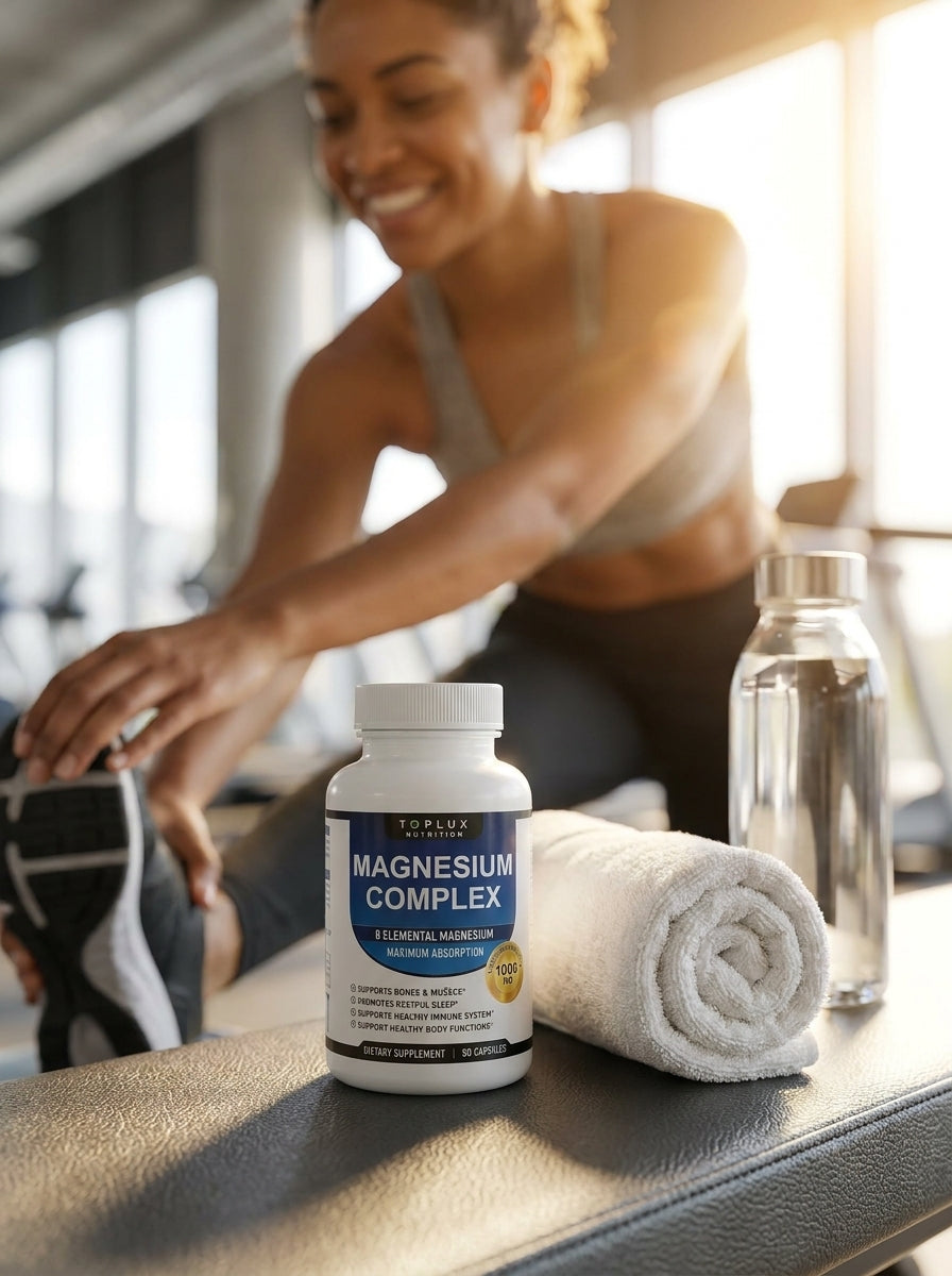 Magnesium Complex TopLux - Alivio del Estrés, Músculos y Sueño